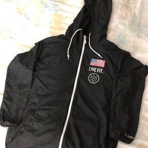 Live Fit Zip Up Windbreaker